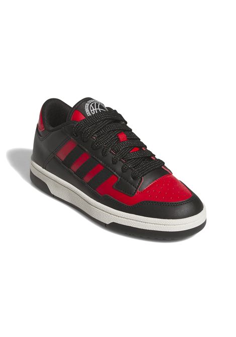 Adidas Rapid Court Shoes Black Red Junior ADIDAS CORE | Sneakers | JR1020-